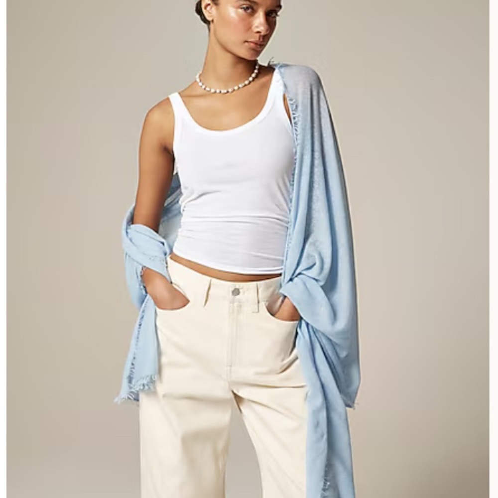 Jcrew Oversized featherweight cashmere wrap - Picture 1 of 3